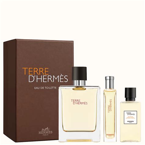 hermes eau de toilette gift set|terre ď hermès 100ml prices.